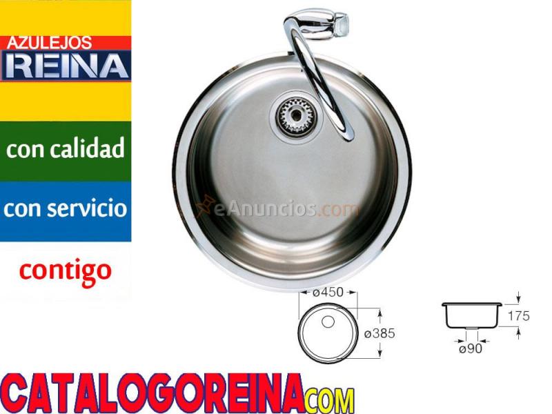 Fregadero Acero Inoxidable Redondo Roca Ref: A870810453.