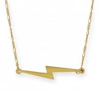 Colgante plata oro modelo Flash