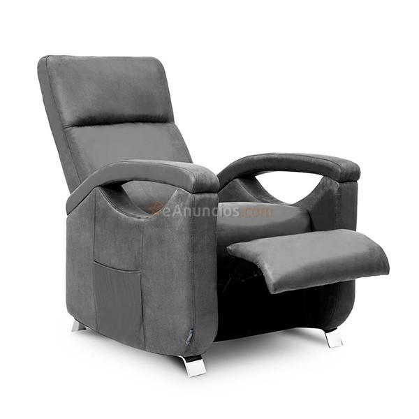 Sillón relax masaje Osaka Gris función calor