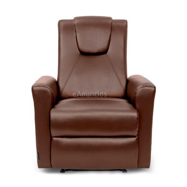 Sillón relax masaje Yakarta función calor marrón