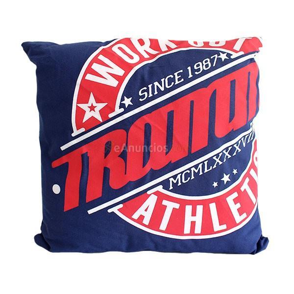 Cojín Training Athletic algodón 40 x 40 cm azul marino