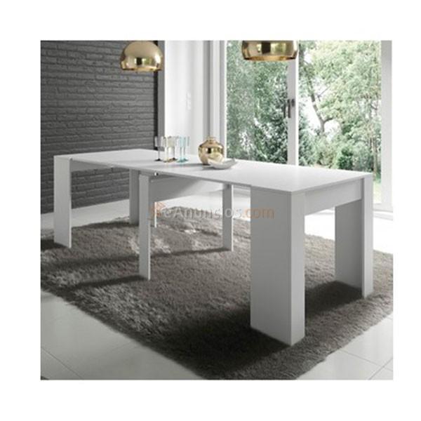 Mesa salón Taquillón fuelle blanco