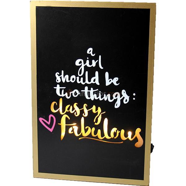 Cuadro luz LED IC-Z8616 20x30x3