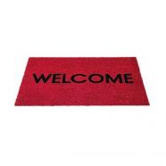 Felpudo cocogoma “Welcome” 40 x 60 cm Rojo