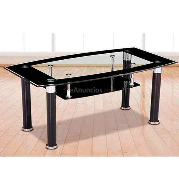 Mesa de centro Loira cristal negro