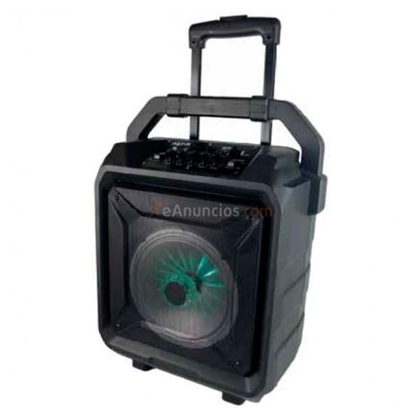 Altavoz Monster Party Lite 45 W LED con bluetooth, radio y micrófono negro