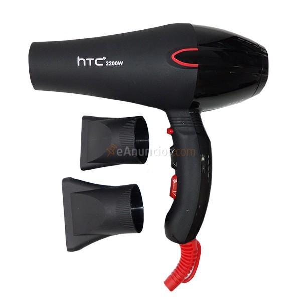 Secador de pelo HTC 2000 W con doble boquilla
