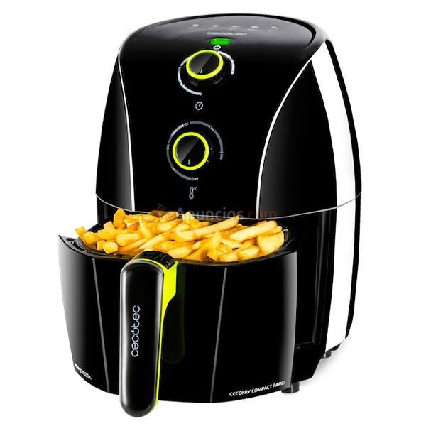 Freidora sin aceite Cecotec Cecofry Compact Rapid 900 W negro