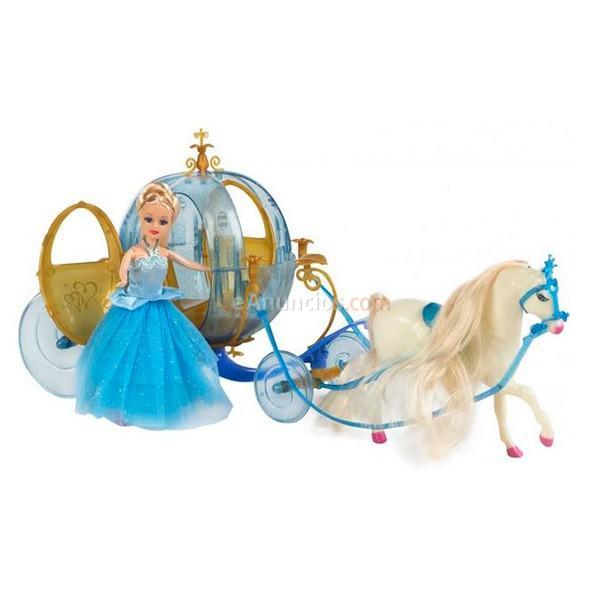 Muñeca Princesa de Hielo Kidz Corner con carroza + 3 años