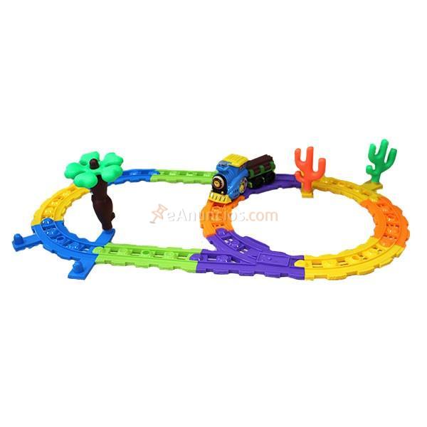 Tren eléctrico CB Toys con luz y sonido + 3 años