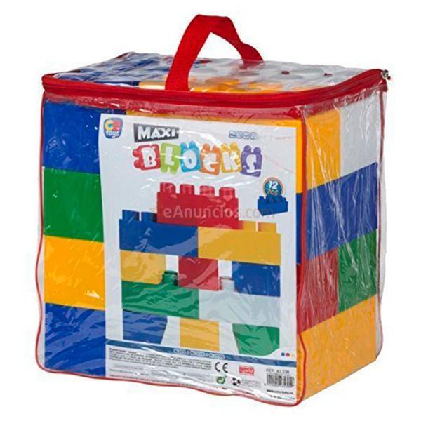 Bolsa de maxi bloques CB Toys 12 piezas + 24 m