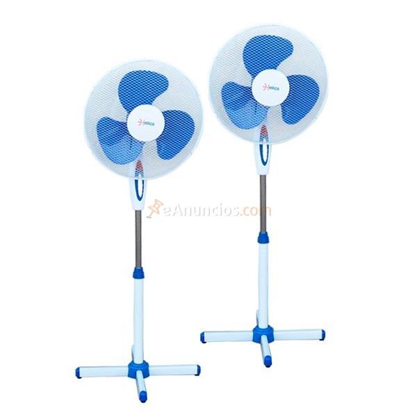 Pack 2 ventiladores de Pie Helios WS-0001 ultra silencioso