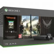 Microsoft - Xbox One X + Tom Clancy's The Division 2 Negro 1000 GB Wifi