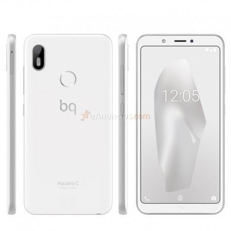 bq - Aquaris C 13,8 cm (5.45) 2 GB 16 GB SIM doble 4G Plata, Blanco 3000 mAh