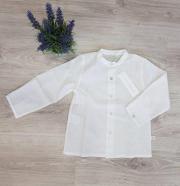 A Camisa niño  Pilar Batanero R230226 PLUMETI BLANCA TALLA 1 AÑO