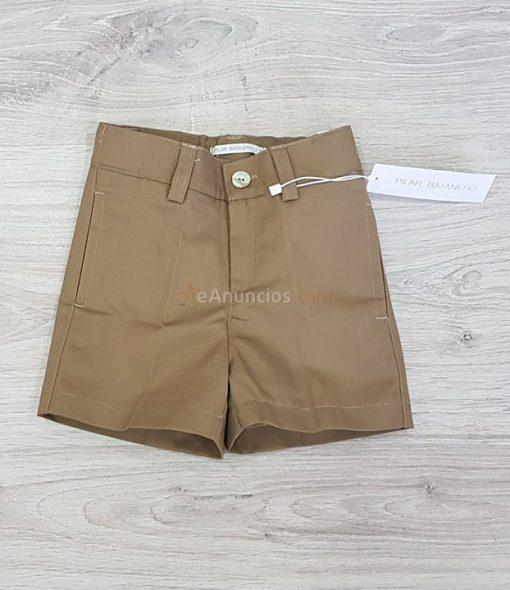 A pantalon corto chino sarga pilar batanero r400098 camel