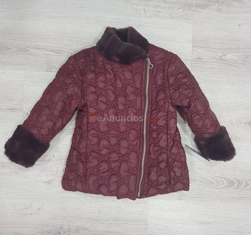 A chaqueta acolchada niña coco acqua r370054 burdeos