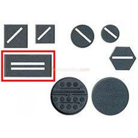 Bolsa 10 bases rectangular 40 mm.