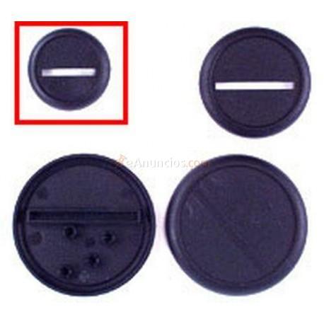 Bolsa 10 bases redondas con reborde 30 mm.