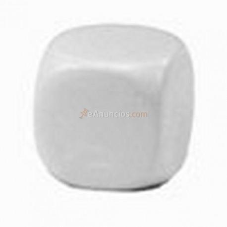 Bolsa 10 dados 6 caras neutros 16 mm.