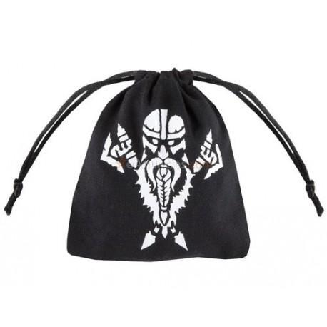 Qw bolsa dados dwarven negra