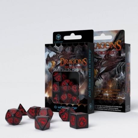 Qw dragons black & red set (7)