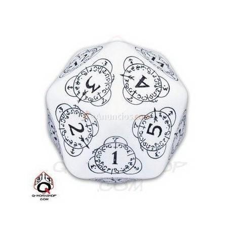 Qw Dado D20 Contador Blanco