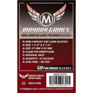7079 Premium Mini Chimera Game Sleeves 43 X 65 MM (50 Pack) (Dark Red)