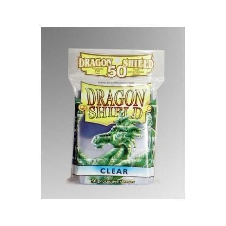 Funda standard dragon shield clear (50)