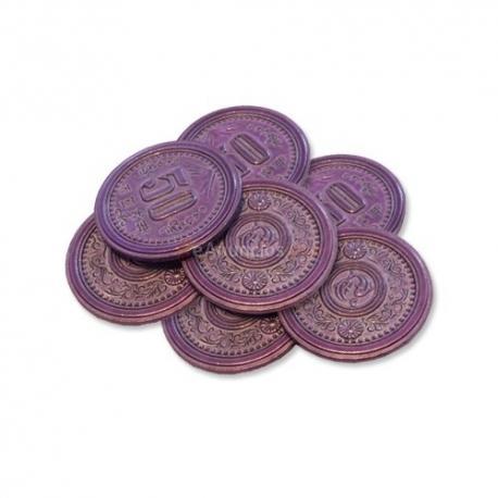 Scythe: monedas 50 (x7)