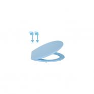 Asiento de baño de polipropileno azul claro