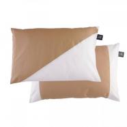 Set 2 cojín  rectangular anti-viento + relleno beige waterproof 