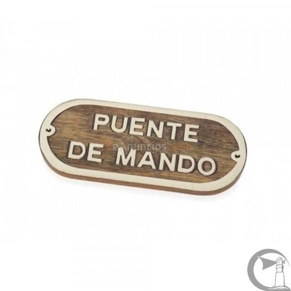 Placa náutica puente de mando 2 uds.