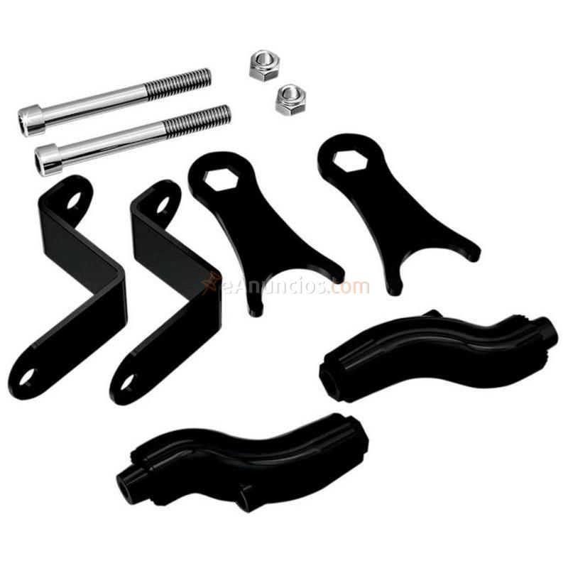SOPORTE NEGRO ANTIROTACION PLATAFORMAS KURYAKYN HARLEY DAVIDSON 08-17