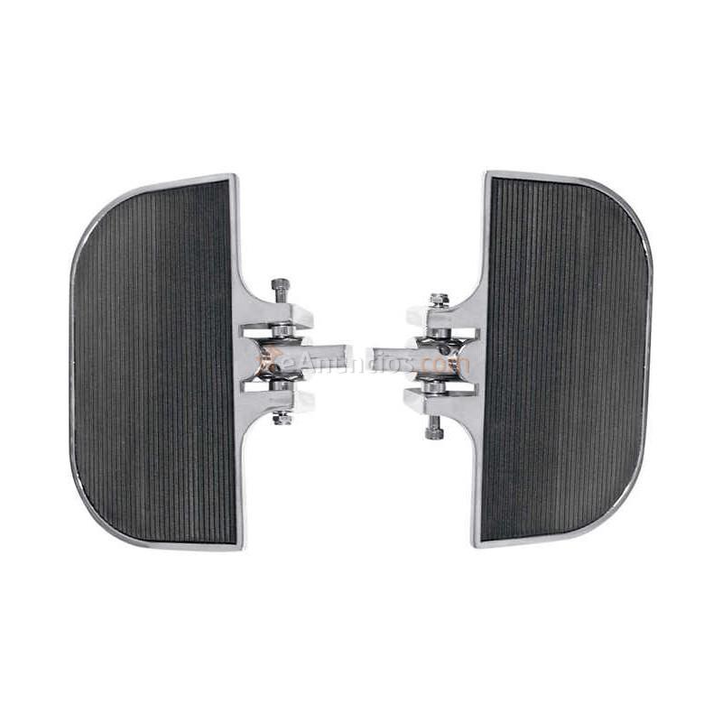 MINI PLATAFORMAS CONDUCTOR CROMADAS UNIVERSALES HARLEY DAVIDSON