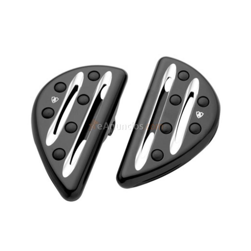 PLATAFORMAS PASAJERO DEEP CUT HARLEY FLHX 80-10 NEGRO