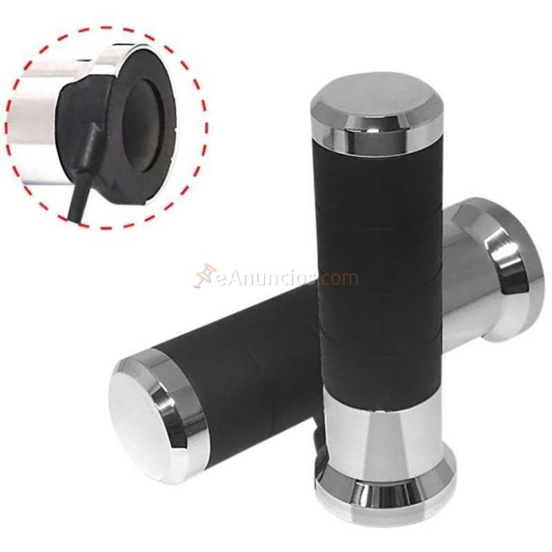 PUÑOS CALEFACTABLES KOSO TITAN CROMADO 22MM