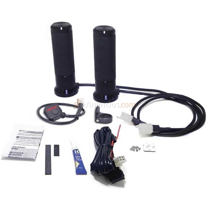 PUÑOS CALEFACTABLES KOSO TITAN NEGRO 22MM