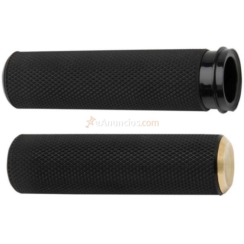 Puños knurle laton harley davidson flhtflhrflhxfltr 08-19