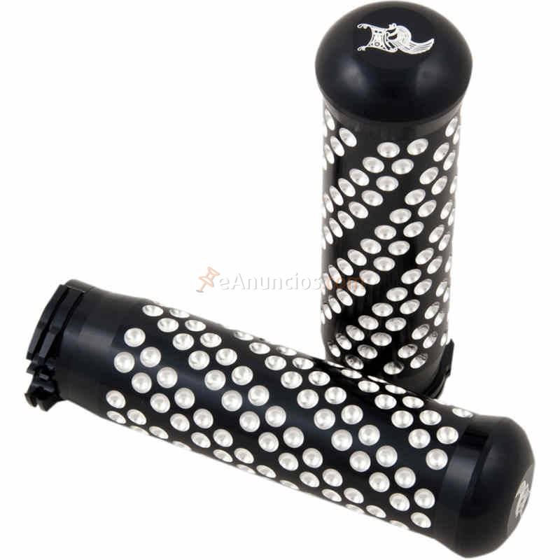 PUÑOS KENS FACTORY SPIRAL NEGRO HARLEY DAVIDSON 84-17