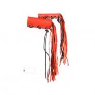 FLECOS MANETAS Y PUÑOS PIEL ALEX ORIGINALS ROJO