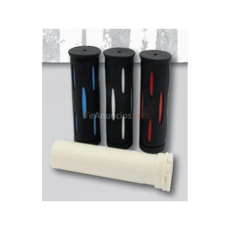 PUÑOS KIJIMA NEGROS Y ROJOS PARA HARLEY DAVIDSON