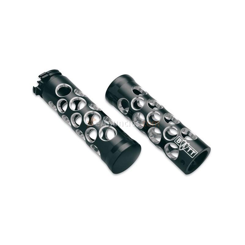 PUÑOS HARLEY DAVIDSON 84-UP BILLET ROUND BLACK