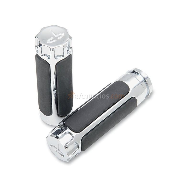 PUÑOS HARLEY DAVIDSON FLHTFLHRFLTRFLHX 08-UP STRAIG CHROME