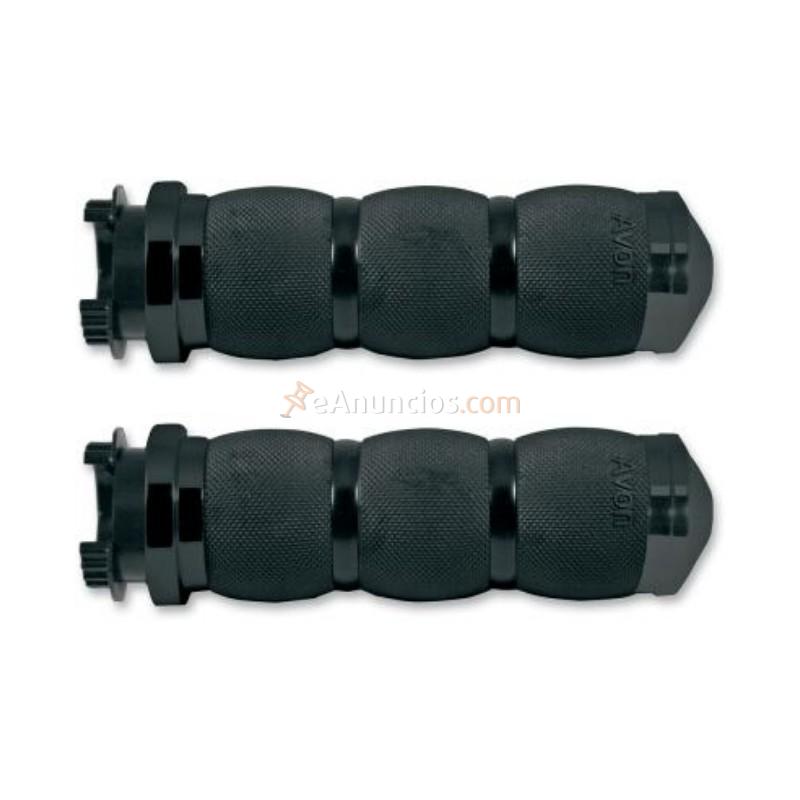 PUÑOS 25 MM AIR CUSHIONED GRIPS BLACK ANODIZED