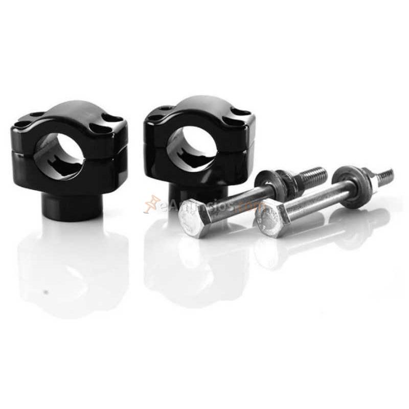 TORRETAS BRITISH CUSTOMS NEGRAS 22 MM. TRIUMPH