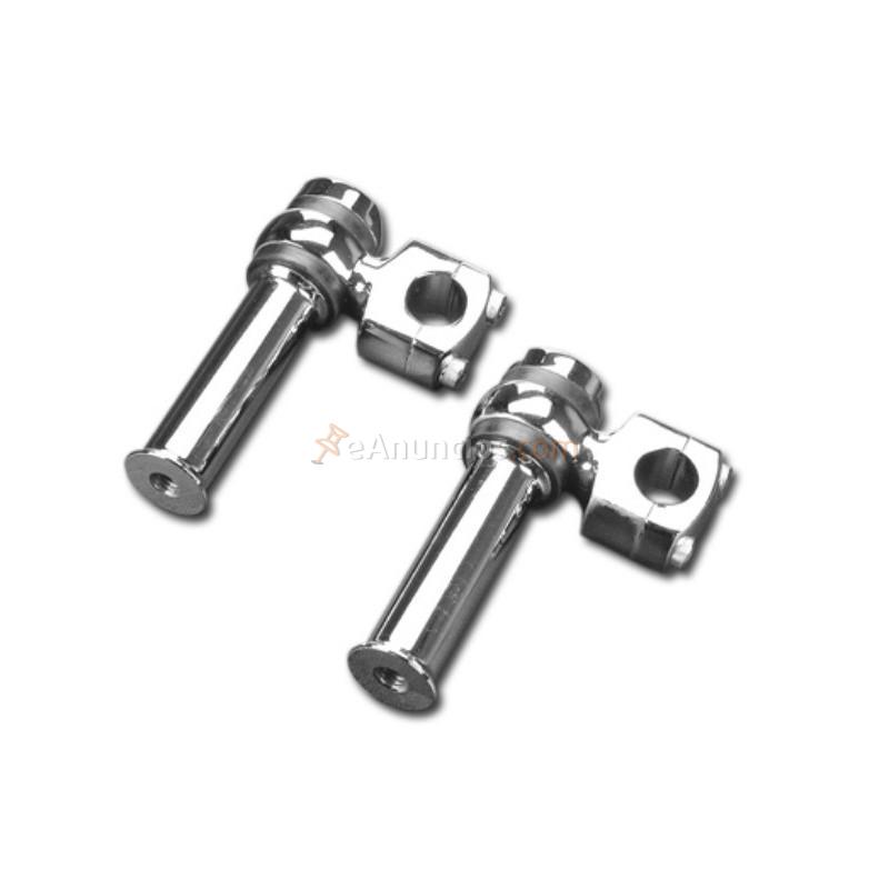 TORRETAS OFFSET DOG BONE CROMADAS PARA HARLEY DAVIDSON