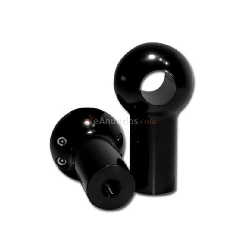 TORRETAS CPV REDONDAS 3 NEGRAS PARA HARLEY DAVIDSON