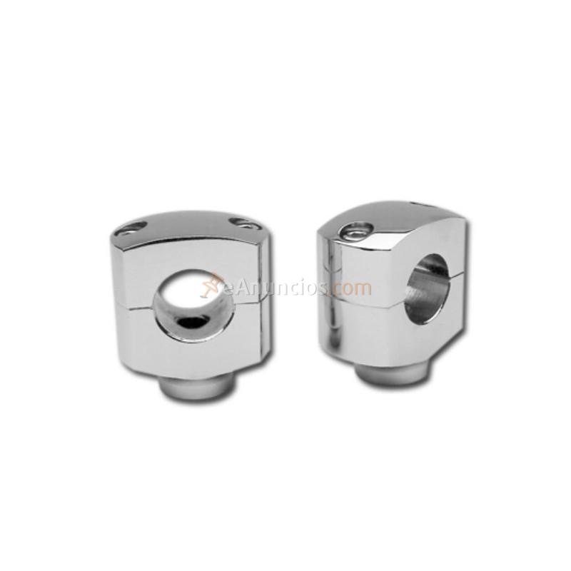 TORRETAS CUSTOM CHROME SHORTY CROMADAS