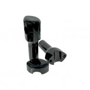 TORRETAS MANILLARES 1 NEGRO BRILLO 10.2 CM.